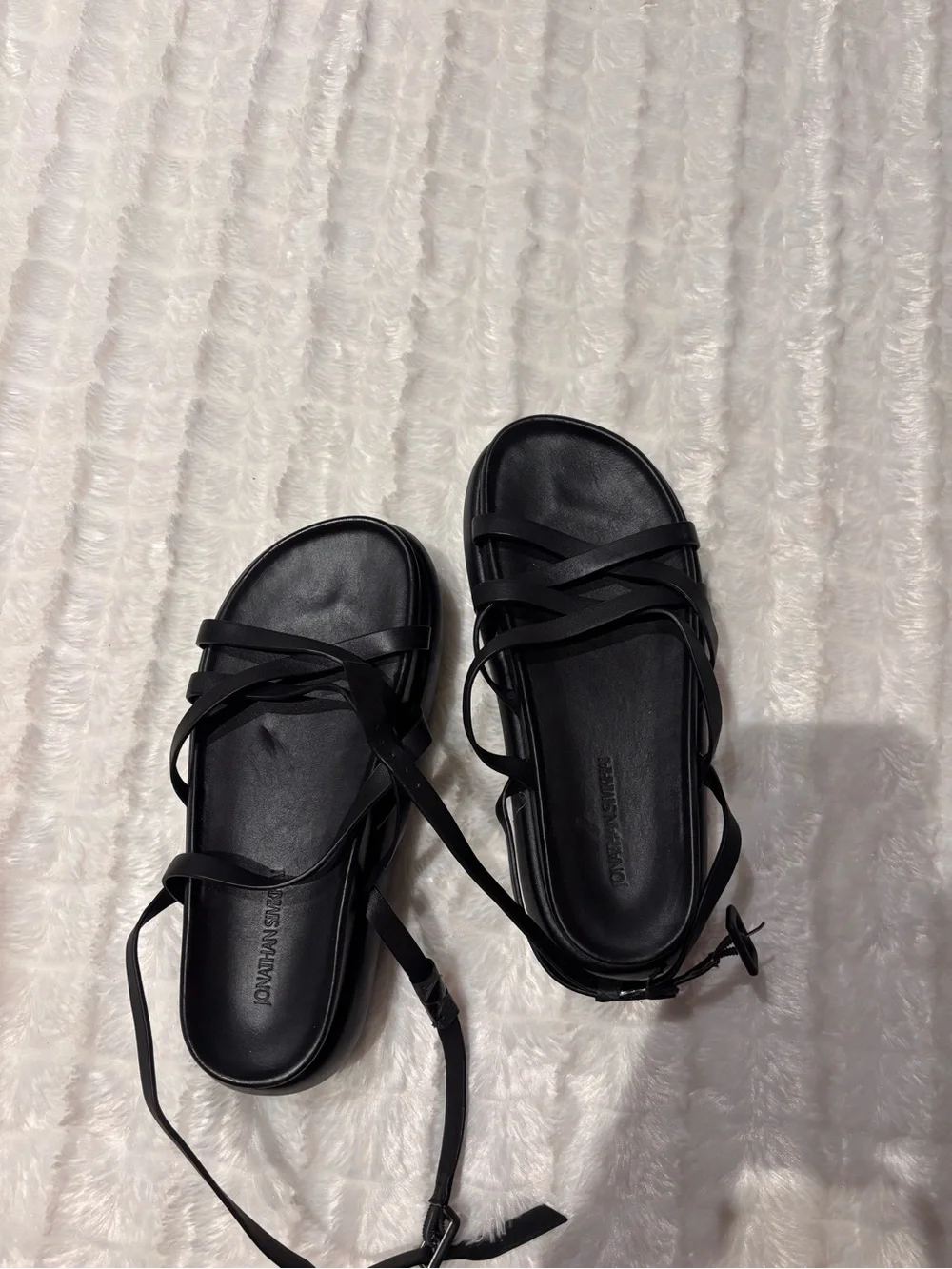 Jonathan Simkhai Leather Slingback Sandals 38